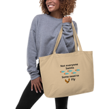 Not Everyone Swims X-Large Tote/ Shopping Bags