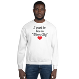 Live in "Diver City" w/ Red Heart Sweatshirts - Light