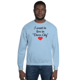 Live in "Diver City" w/ Red Heart Sweatshirts - Light
