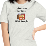 Labels w/ Pink Heart T-Shirts - Light