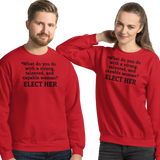 Strong Woman Elect Light Sweatshirts