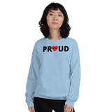 Proud w/ STEM in Heart Light Sweatshirts