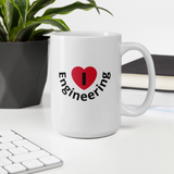 I in Heart Curved Engineering Mug