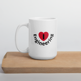 I in Heart Curved Engineering Mug