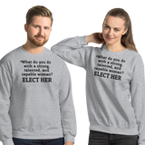Strong Woman Elect Light Sweatshirts
