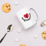 I in Heart Curved Engineering Mug