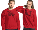 Strong Woman Love Light Sweatshirts