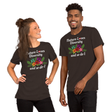 Nature Loves Diversity Dark T-Shirts
