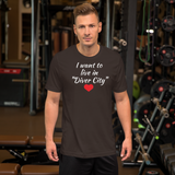 Live in "Diver City" w/ Red Heart T-Shirts - Dark