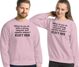 Strong Woman Elect Light Sweatshirts
