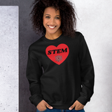 STEM in Heart w/ Molecule Dark Sweatshirts