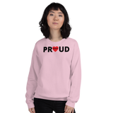 Proud w/ STEM in Heart Light Sweatshirts