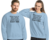 Strong Woman Elect Light Sweatshirts