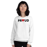 Proud w/ STEM in Heart Light Sweatshirts