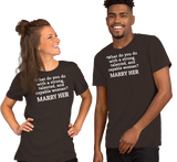 Strong Woman Marry Dark T-Shirts
