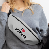 I Heart Science Fanny Pack - Grey
