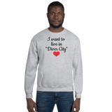 Live in "Diver City" w/ Red Heart Sweatshirts - Light