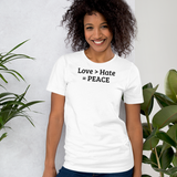 Love Greater Than T-Shirts - Light