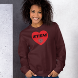 STEM in Heart w/ Molecule Dark Sweatshirts