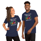 Nature Loves Diversity Dark T-Shirts