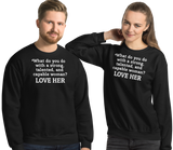 Strong Woman Love Dark Sweatshirts
