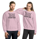 Strong Woman Marry Light Sweatshirts