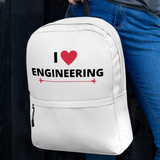 I Heart Engineering Backpack - White