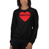 Engineering in Heart Sweatshirts - Dark