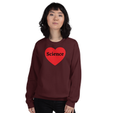 Science in Heart Dark Sweatshirts