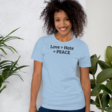 Love Greater Than T-Shirts - Light