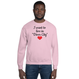 Live in "Diver City" w/ Red Heart Sweatshirts - Light