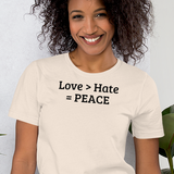 Love Greater Than T-Shirts - Light