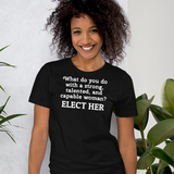 Strong Woman Elect Dark T-Shirts