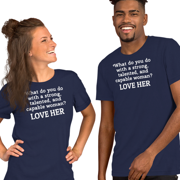 Strong Woman Love Dark T-Shirts