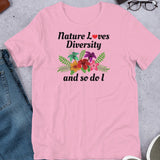 Nature Loves Diversity Light T-Shirts