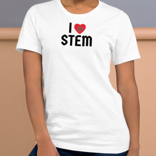 I Heart STEM w/ Molecule T-Shirts - Light