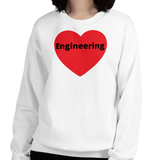 Engineering in Heart Sweatshirts - Light