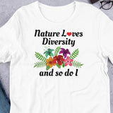 Nature Loves Diversity Light T-Shirts