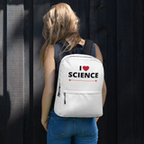 I Heart Science Backpack - White