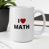 I Heart Math Mug
