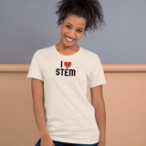 I Heart STEM w/ Molecule T-Shirts - Light