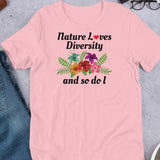 Nature Loves Diversity Light T-Shirts
