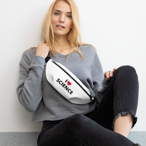 I Heart Science Fanny Pack - White