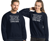 Strong Woman Love Dark Sweatshirts