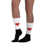 Science in Heart Socks-White