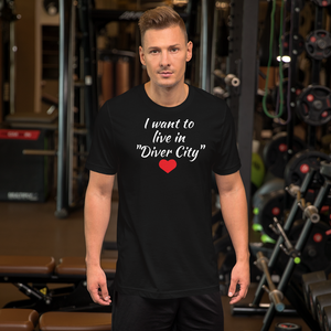 Live in "Diver City" w/ Red Heart T-Shirts - Dark