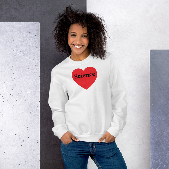 Science in Heart Light Sweatshirts