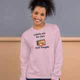 Labels w/ Pink Heart Sweatshirts - Light