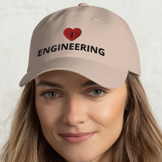 I in Heart Engineering Hats - Light