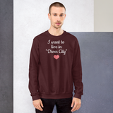 Live in "Diver City" w/ Pink Heart Sweatshirts - Dark
